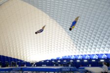 Batut gimnastikası və tamblinq üzrə Azərbaycan çempionatı başlayıb (FOTO)