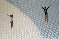 Batut gimnastikası və tamblinq üzrə Azərbaycan çempionatı başlayıb (FOTO)