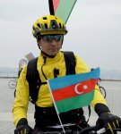 Bakıda "Bayrağımız - qürur mənbəyimizdir!" devizi altında veloyürüş keçirilib (FOTO)