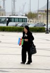 Bakıda "Bayrağımız - qürur mənbəyimizdir!" devizi altında veloyürüş keçirilib (FOTO)