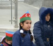 Bakıda "Bayrağımız - qürur mənbəyimizdir!" devizi altında veloyürüş keçirilib (FOTO)