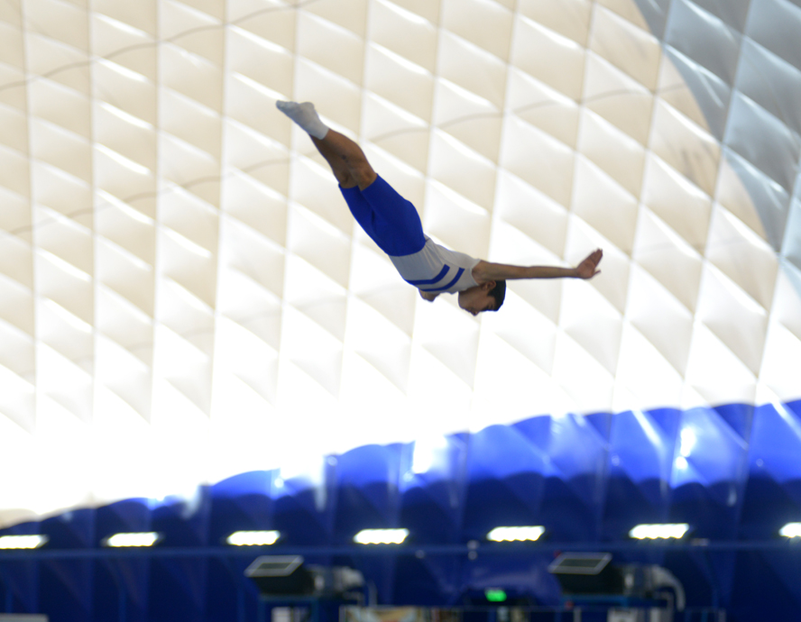 Batut gimnastikası və tamblinq üzrə Azərbaycan çempionatı başlayıb (FOTO)