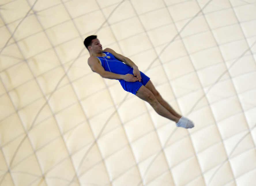 Batut gimnastikası və tamblinq üzrə Azərbaycan çempionatı başlayıb (FOTO)