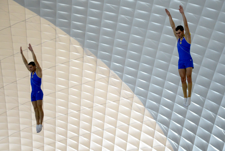 Batut gimnastikası və tamblinq üzrə Azərbaycan çempionatı başlayıb (FOTO)