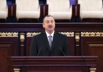 Prezident İlham Əliyev AMEA-nın 70 illik yubileyinə həsr olunmuş ümumi yığıncaqda iştirak edib (FOTO)