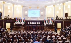 Prezident İlham Əliyev AMEA-nın 70 illik yubileyinə həsr olunmuş ümumi yığıncaqda iştirak edib (FOTO)
