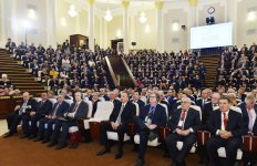 Prezident İlham Əliyev AMEA-nın 70 illik yubileyinə həsr olunmuş ümumi yığıncaqda iştirak edib (FOTO)