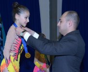XXII Bakı çempionatı və birinciliyində qalib gimnastlar mükafatlandırıldı
