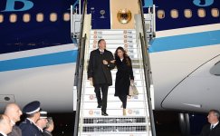 Prezident İlham Əliyev və xanımı Fransaya işgüzar səfərə gəliblər (FOTO)