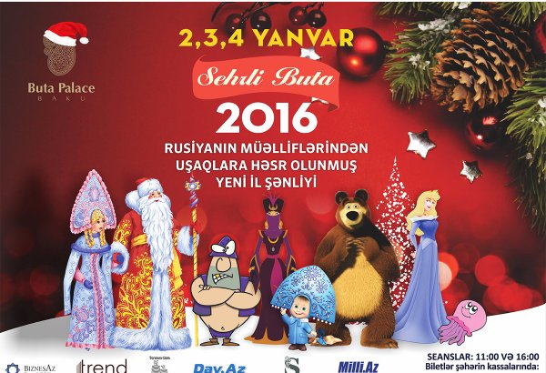 Yeni ili "Buta Palace"da keçirin