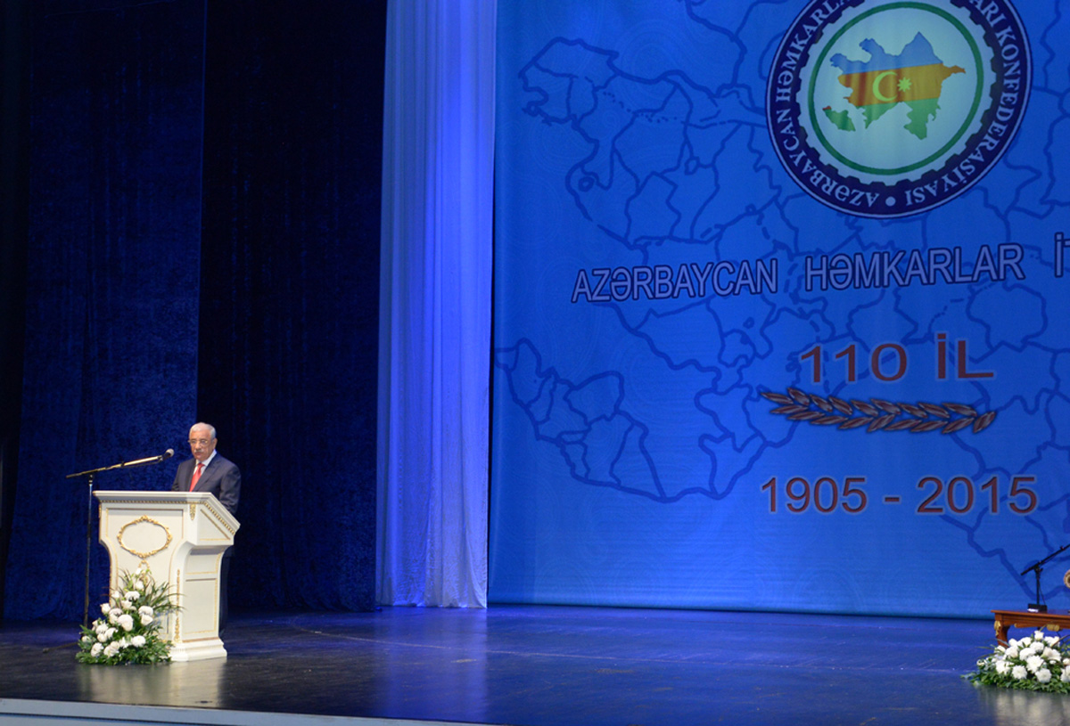 Azərbaycan Həmkarlar İttifaqlarının yaranmasının 110 illiyi münasibətilə yubiley tədbiri keçirilib (FOTO)