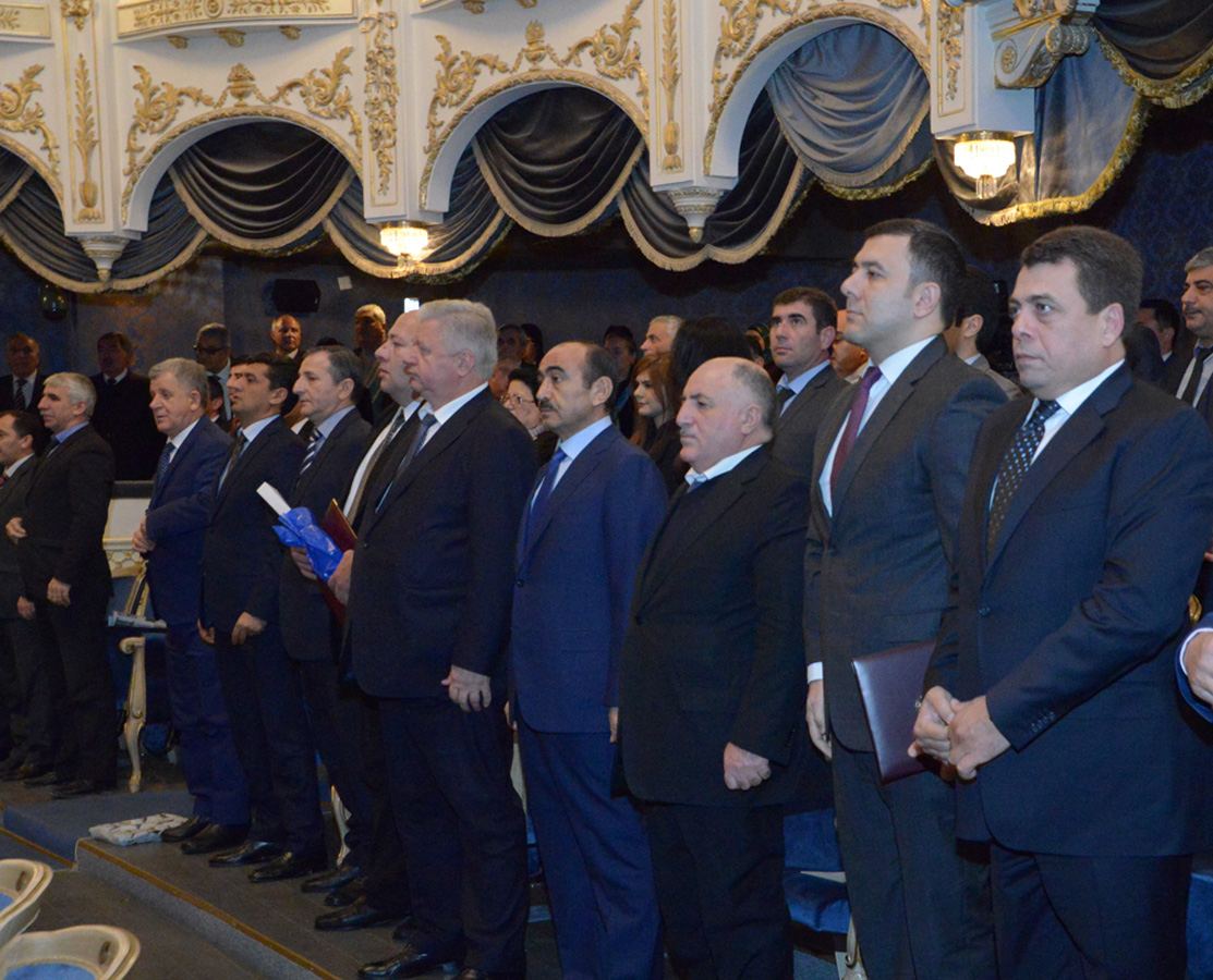 Azərbaycan Həmkarlar İttifaqlarının yaranmasının 110 illiyi münasibətilə yubiley tədbiri keçirilib (FOTO)