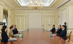 Prezident İlham Əliyev Fransa nümayəndə heyətini qəbul edib (FOTO)