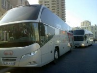 Bakıda yeni alman avtobusları istifadəyə verildi (FOTO)