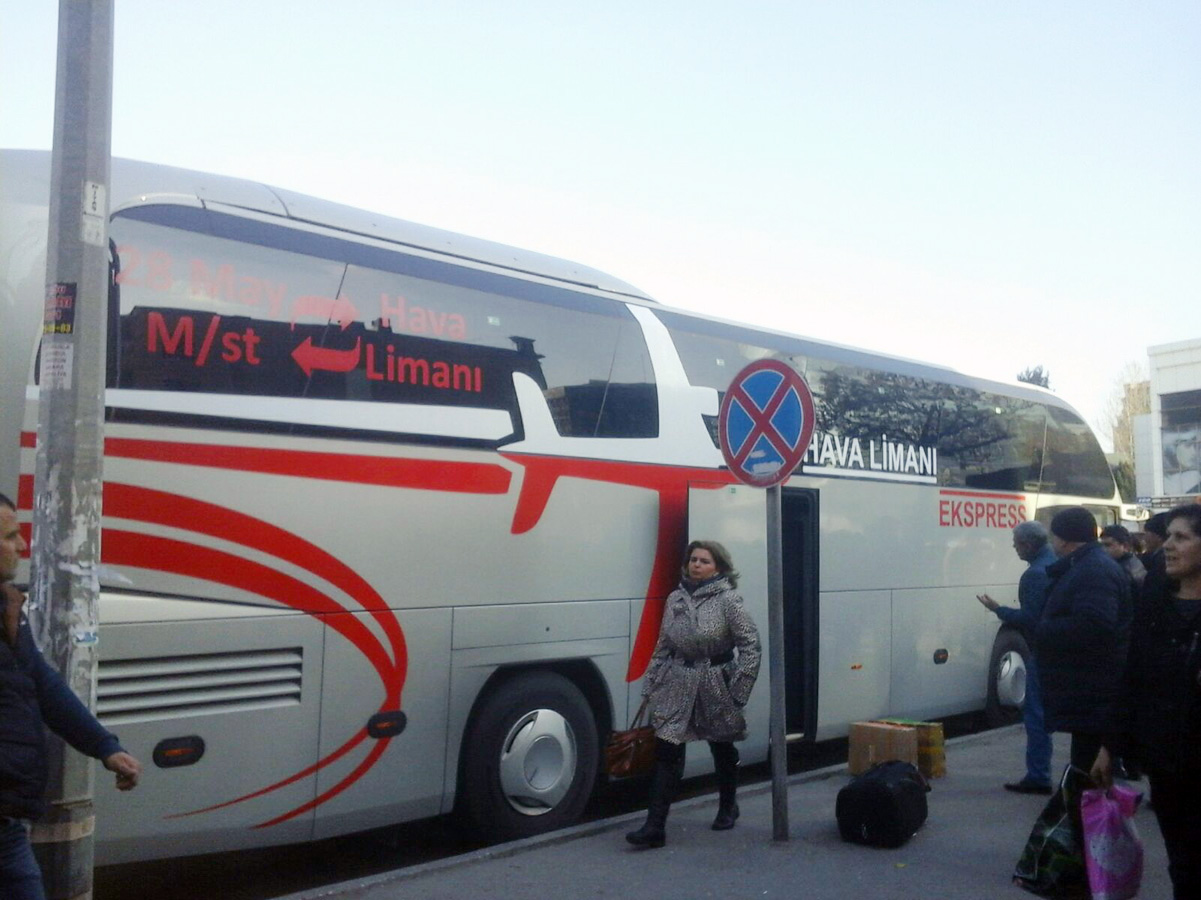 Bakıda yeni alman avtobusları istifadəyə verildi (FOTO)