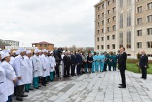 Prezident İlham Əliyev Naxçıvan Muxtar Respublika Xəstəxanasının açılışını edib  (FOTO)