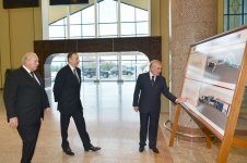 İlham Əliyev Naxçıvan Beynəlxalq Hava Limanının "Şərq Terminalı"nın yenidənqurmadan sonrakı vəziyyəti ilə tanış olub (FOTO)