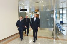 İlham Əliyev Naxçıvan Beynəlxalq Hava Limanının "Şərq Terminalı"nın yenidənqurmadan sonrakı vəziyyəti ilə tanış olub (FOTO)