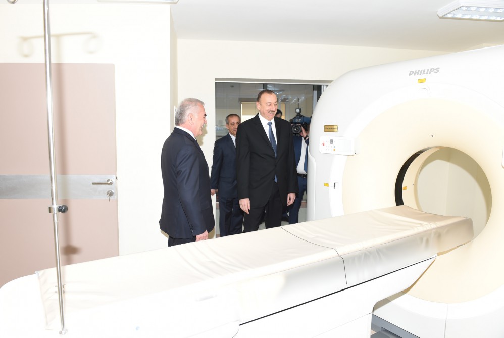 Prezident İlham Əliyev Naxçıvan Muxtar Respublika Xəstəxanasının açılışını edib  (FOTO)