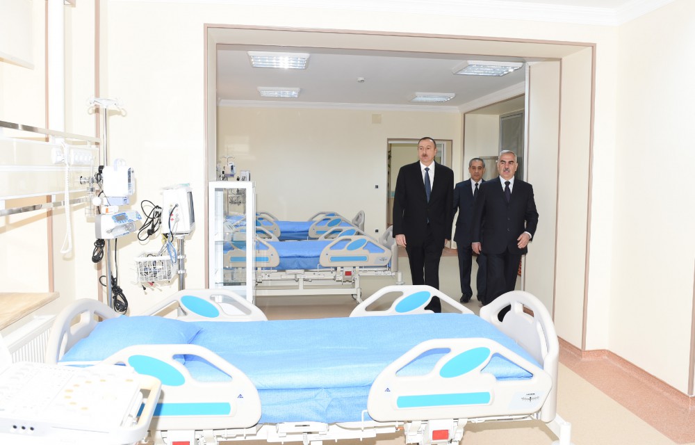 Prezident İlham Əliyev Naxçıvan Muxtar Respublika Xəstəxanasının açılışını edib  (FOTO)