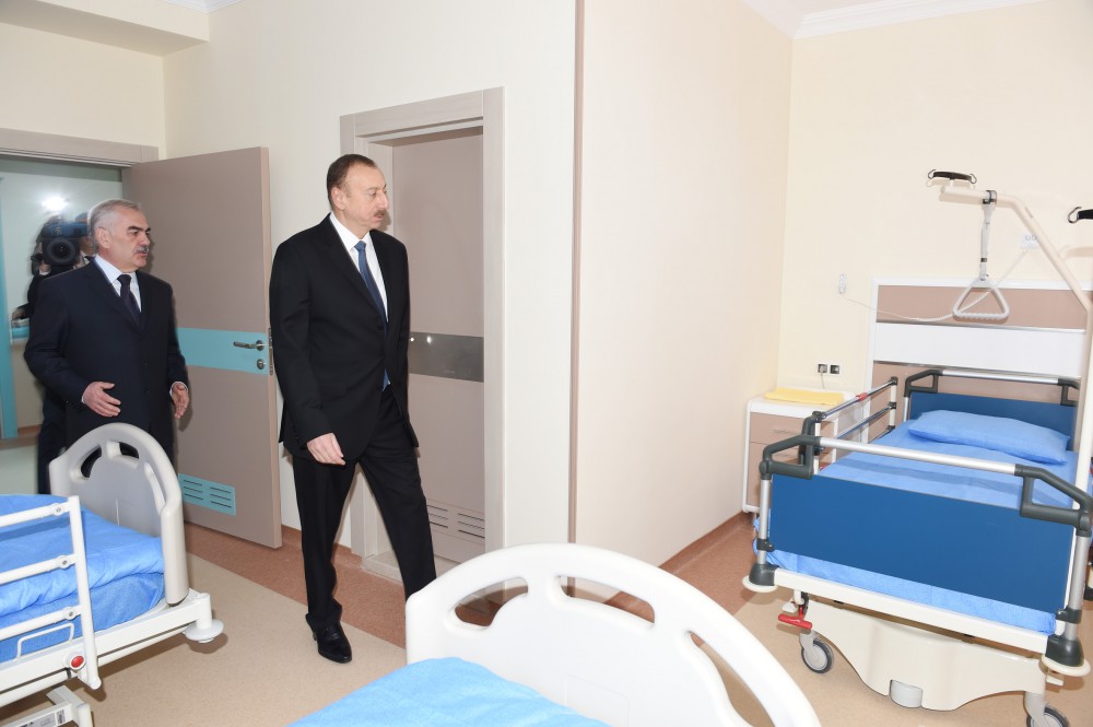 Prezident İlham Əliyev Naxçıvan Muxtar Respublika Xəstəxanasının açılışını edib  (FOTO)