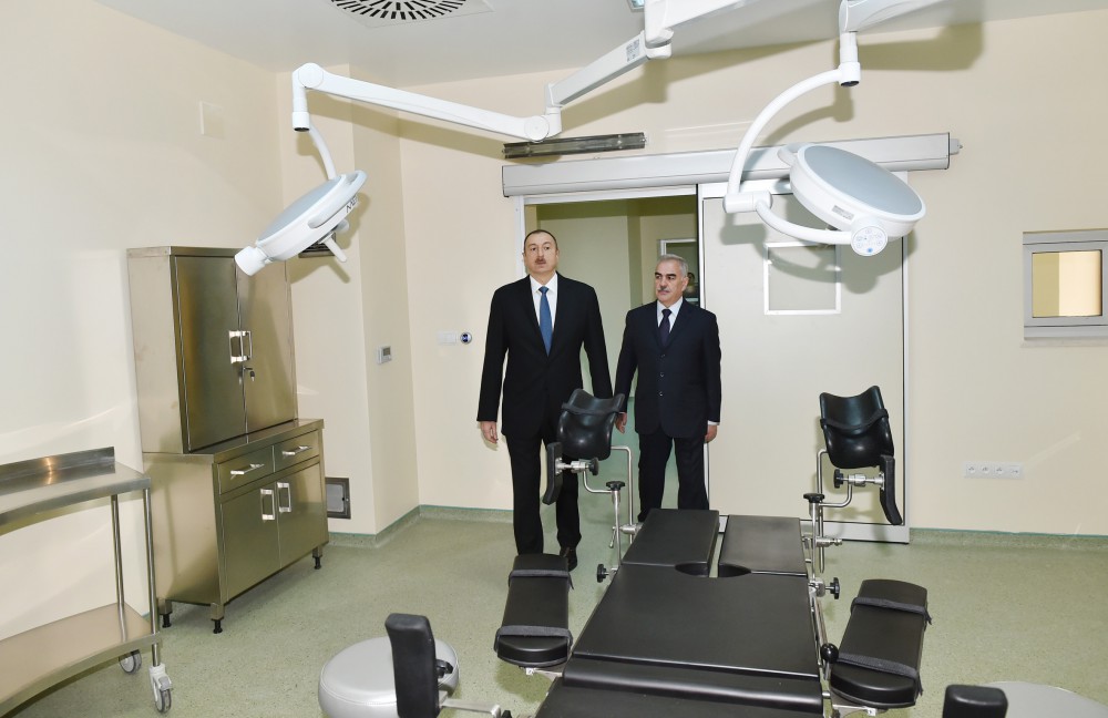 Prezident İlham Əliyev Naxçıvan Muxtar Respublika Xəstəxanasının açılışını edib  (FOTO)