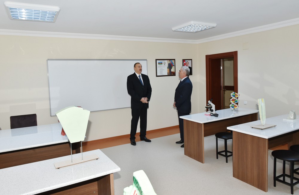 Nehrəm kənd 2 saylı tam orta məktəbinin açılışı olub  (FOTO)