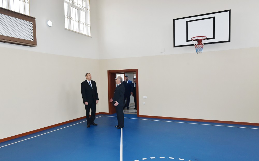 Nehrəm kənd 2 saylı tam orta məktəbinin açılışı olub  (FOTO)