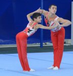 İdman gimnastikası və akrobatika üzrə Birgə Azərbaycan Birinciliyində ilk günün qalibləri mükafatlandırıldı (FOTO)