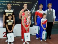 İdman gimnastikası və akrobatika üzrə Birgə Azərbaycan Birinciliyində ilk günün qalibləri mükafatlandırıldı (FOTO)