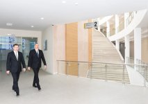 Prezident İlham Əliyev Əmlak Məsələləri Dövlət Komitəsinin yeni Mərkəzinin açılışında iştirak edib (FOTO)