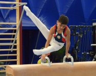 Bakıda kişi idman gimnastikası üzrə çoxnövçülükdə yarışlar başlayıb (FOTO)