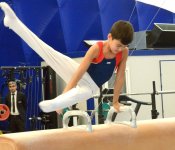 Bakıda kişi idman gimnastikası üzrə çoxnövçülükdə yarışlar başlayıb (FOTO)