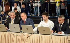 Bakıda kişi idman gimnastikası üzrə çoxnövçülükdə yarışlar başlayıb (FOTO)