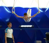 Bakıda kişi idman gimnastikası üzrə çoxnövçülükdə yarışlar başlayıb (FOTO)