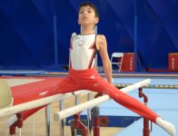 Bakıda kişi idman gimnastikası üzrə çoxnövçülükdə yarışlar başlayıb (FOTO)