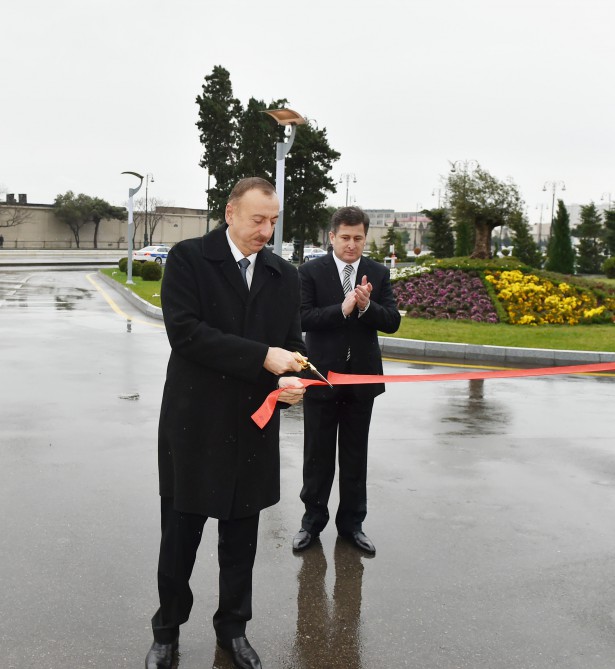 Prezident İlham Əliyev Əmlak Məsələləri Dövlət Komitəsinin yeni Mərkəzinin açılışında iştirak edib (FOTO)