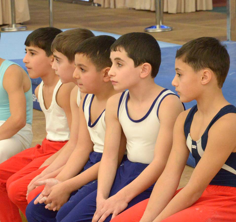 Bakıda kişi idman gimnastikası üzrə çoxnövçülükdə yarışlar başlayıb (FOTO)