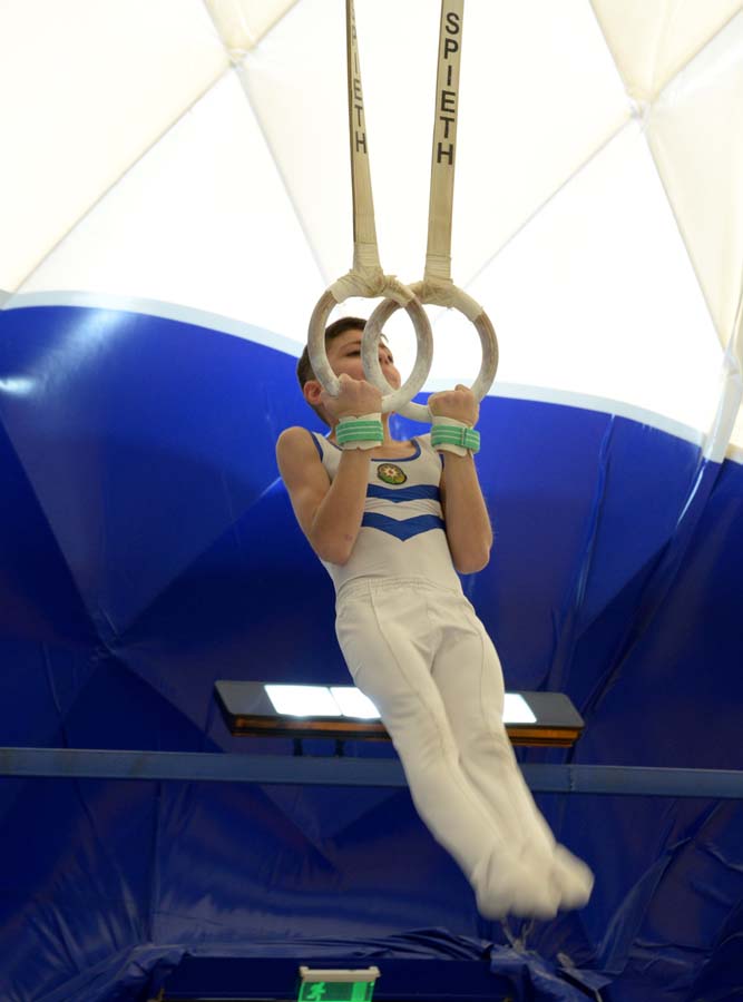 Bakıda kişi idman gimnastikası üzrə çoxnövçülükdə yarışlar başlayıb (FOTO)