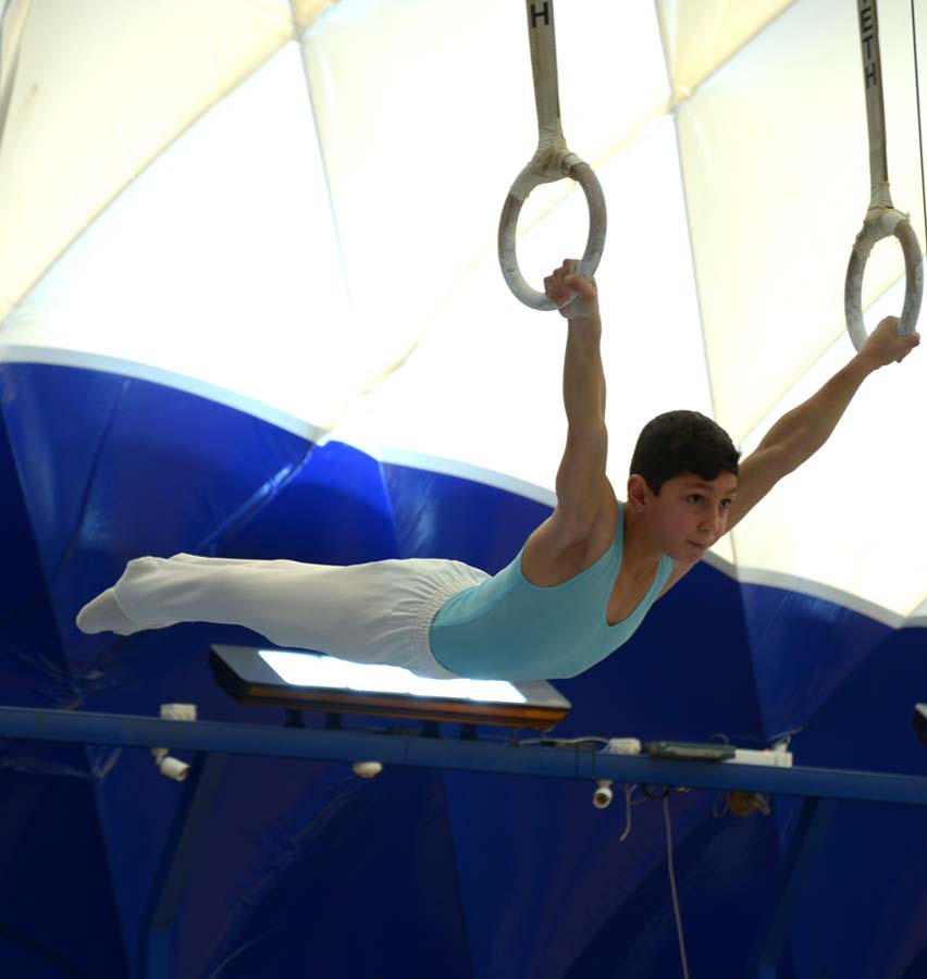 Bakıda kişi idman gimnastikası üzrə çoxnövçülükdə yarışlar başlayıb (FOTO)