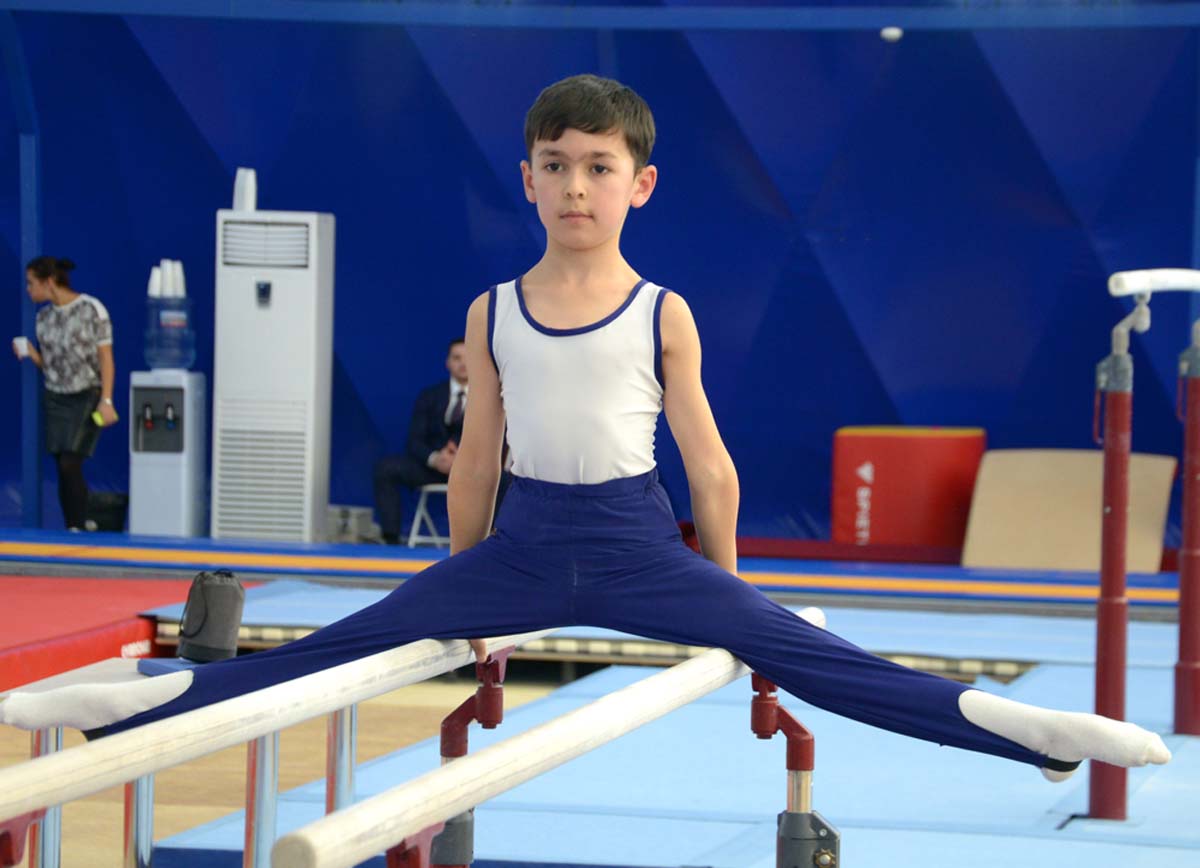 Bakıda kişi idman gimnastikası üzrə çoxnövçülükdə yarışlar başlayıb (FOTO)