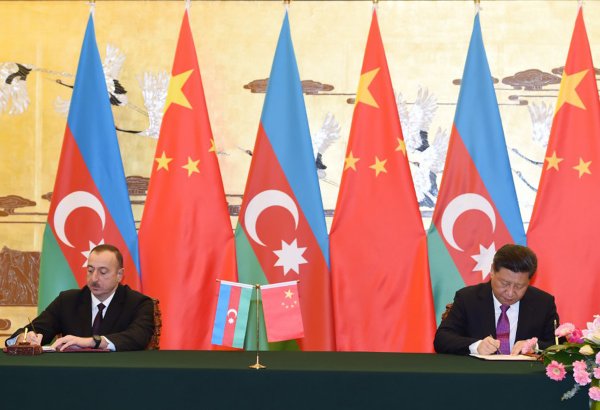 Azərbaycan və Çin 10 sənəd imzaladılar (FOTO)