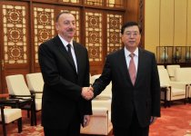 Prezident İlham Əliyev Ümumçin Xalq Nümayəndələri Yığıncağı Daimi Komitəsinin sədri ilə görüşüb (FOTO)