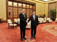 Prezident İlham Əliyev Ümumçin Xalq Nümayəndələri Yığıncağı Daimi Komitəsinin sədri ilə görüşüb (FOTO)