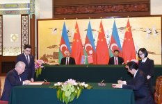 Azərbaycan və Çin 10 sənəd imzaladılar (FOTO)