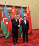 Prezident İlham Əliyev: Azərbaycandan keçəcək yol Çin mallarının Avropaya çatdırıla biləcəyi ən qısa yol ola bilər (FOTO)
