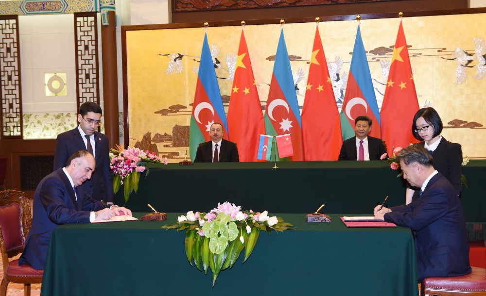 Azərbaycan və Çin 10 sənəd imzaladılar (FOTO)