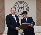 Prezident İlham Əliyev: Neftin qiymətinin aşağı düşməsinə baxmayaraq, ölkəmizdə iqtisadiyyat inkişaf edir (FOTO)