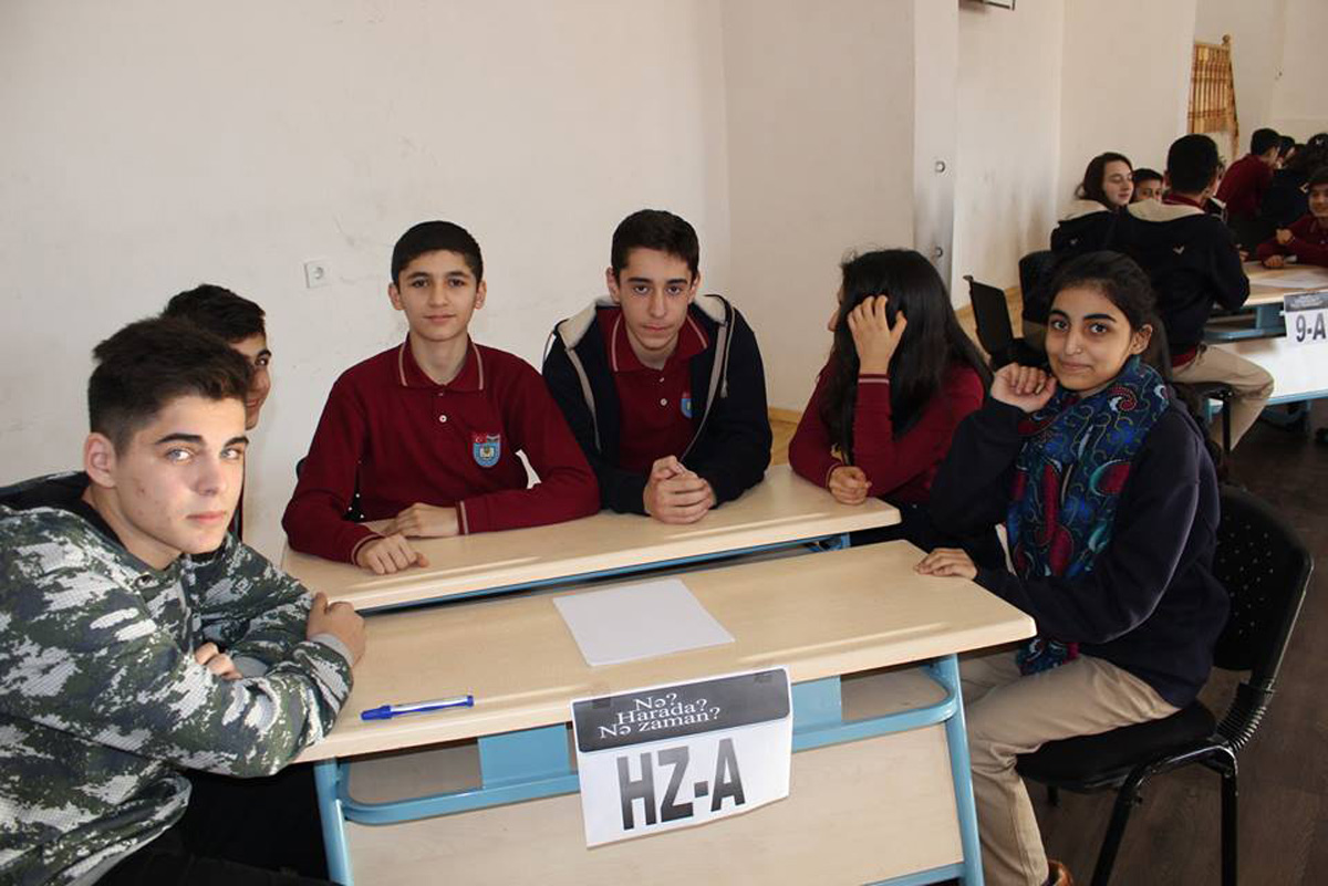 Bakıda məktəblilər arasında Breyn Rinq keçirildi (FOTO)