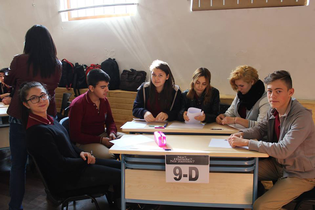 Bakıda məktəblilər arasında Breyn Rinq keçirildi (FOTO)